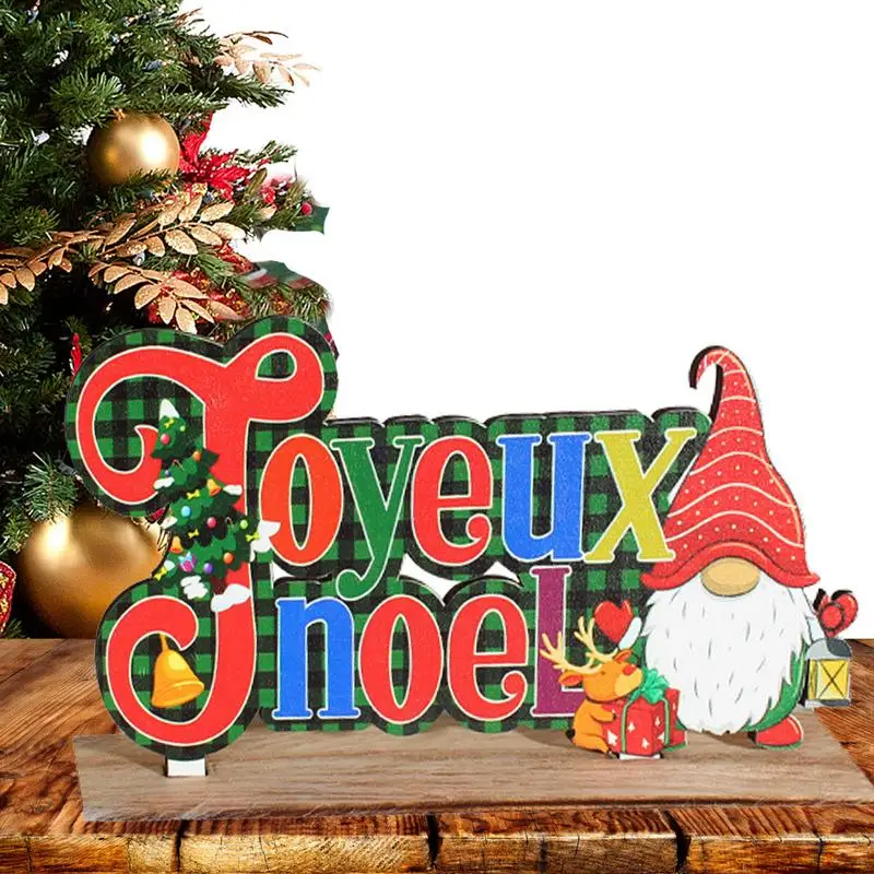 

Рождественские украшения для стола, рождественские украшения для стола, s знаки, деревянные декоративные украшения для стола с Рождеством