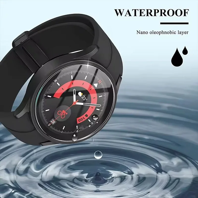Premium Tempered Glass Screen Protector for Smartwatches - Protective Film Accessory