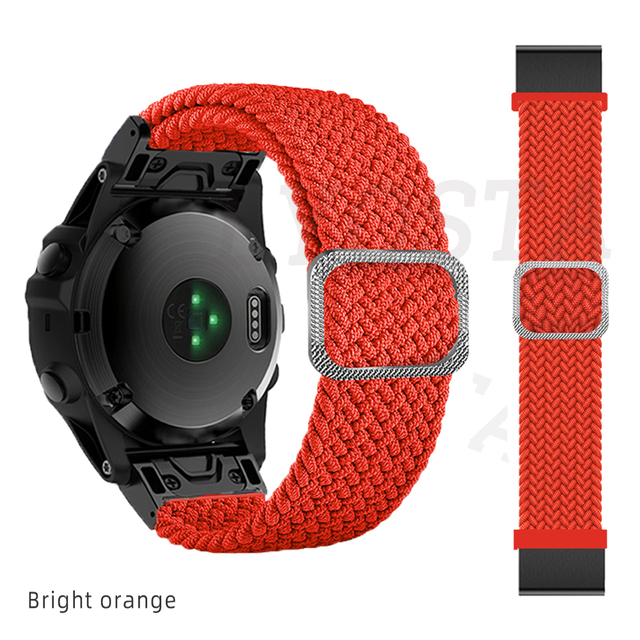 Smart Watch Band For Garmin Fenix 6 6Pro 5 5Plus 7 Descent Mk2S Easyfit Braided Strap For MARQ Series Watchband Accessories