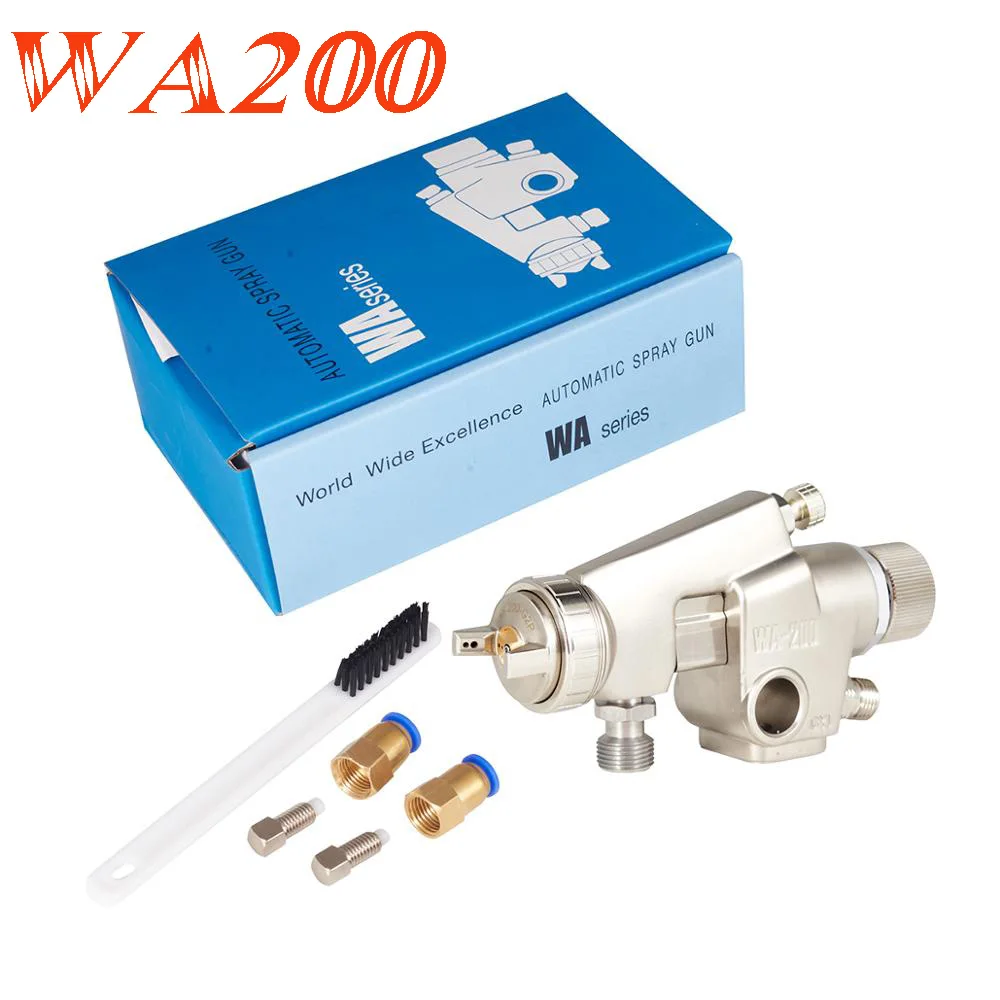 WA-200 Automatic Spray Gun Special Spray Gun Nozzle For Assembly Line Reciprocating Machine 1.5 2.0 2.5 3.0MM Manual Pneumatic industrial 4080 aluminum profile european standard 4080w heavy duty automatic assembly line aluminum profile thickened 3mm 500mm