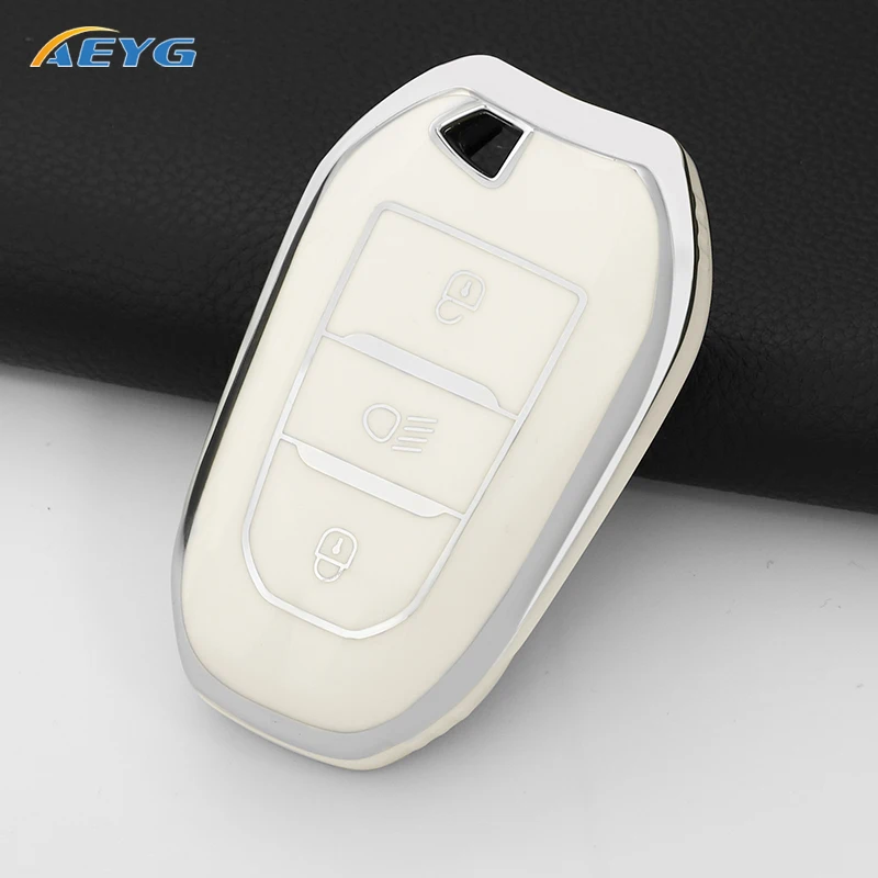 Key Case Cover TPU For Peugeot 308 408 508 2008 3008 4008 5008 For Citroen C4 C6 C3-XR Picasso Grand DS DS5