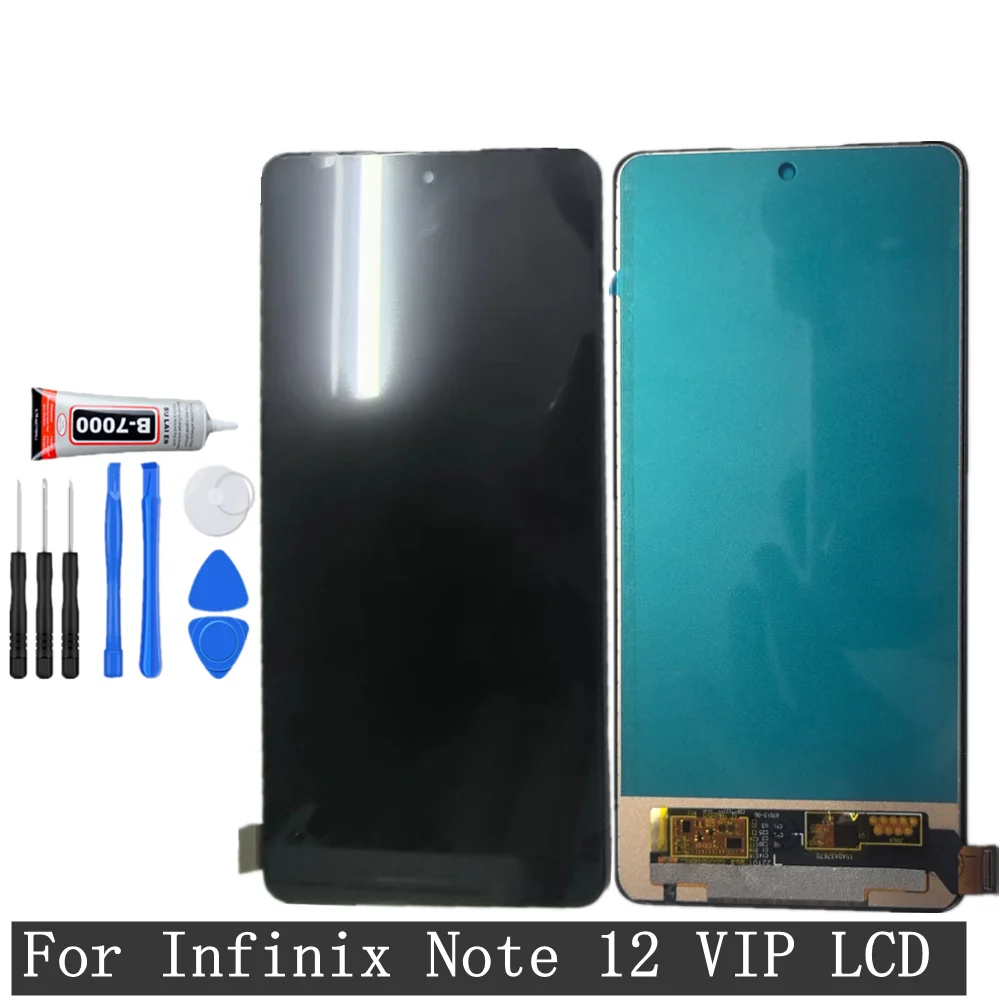 

100% Tested For Infinix Note 12 VIP X672 screen LCD Display Touch Screen Digitizer Assembly Replacement For Note12 VIP LCD