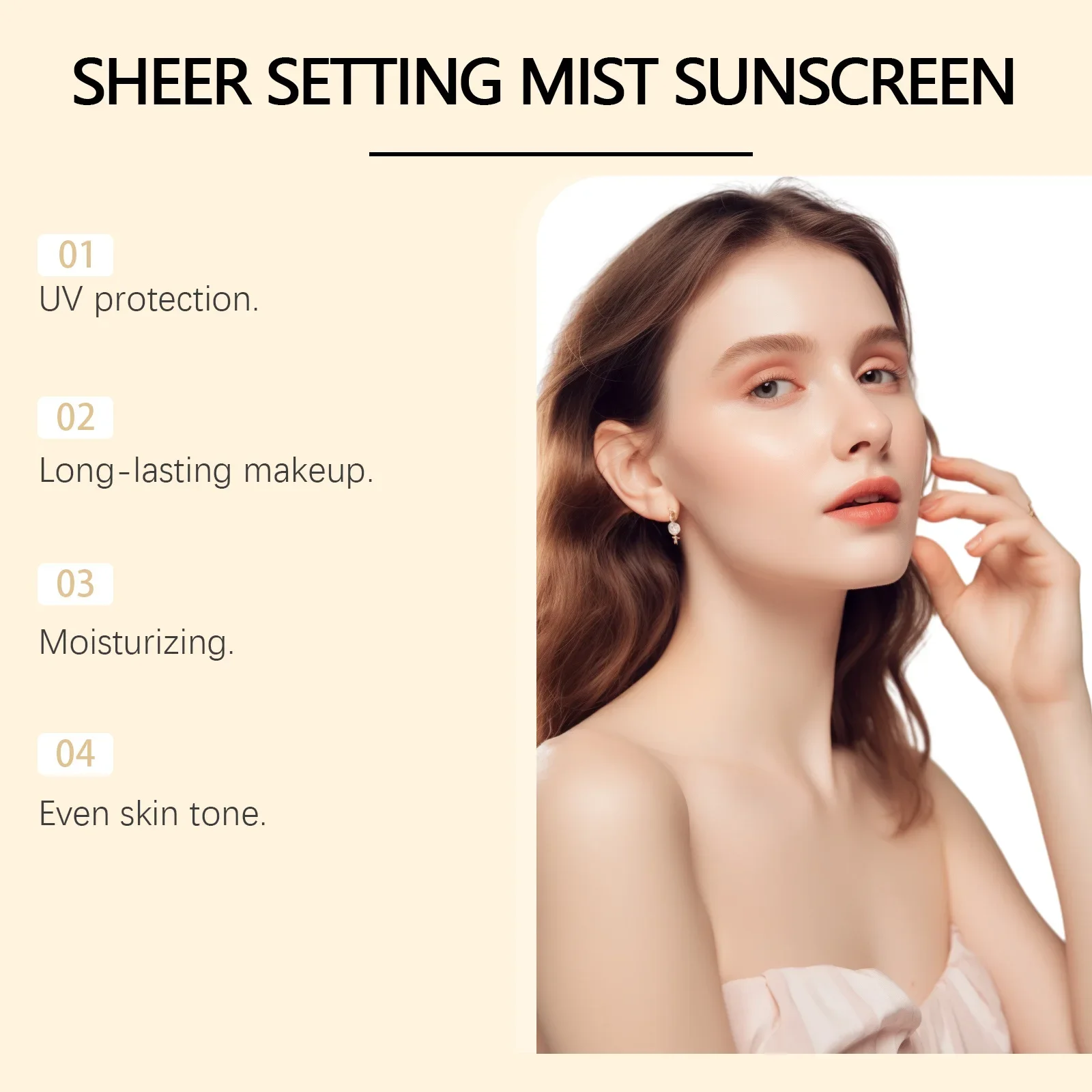 Makeup Finishing Spray UV Protect Oil Control Transfer-Resistant Smudge-Proof Waterproof Makeup Primer Hydrating Setting Spray