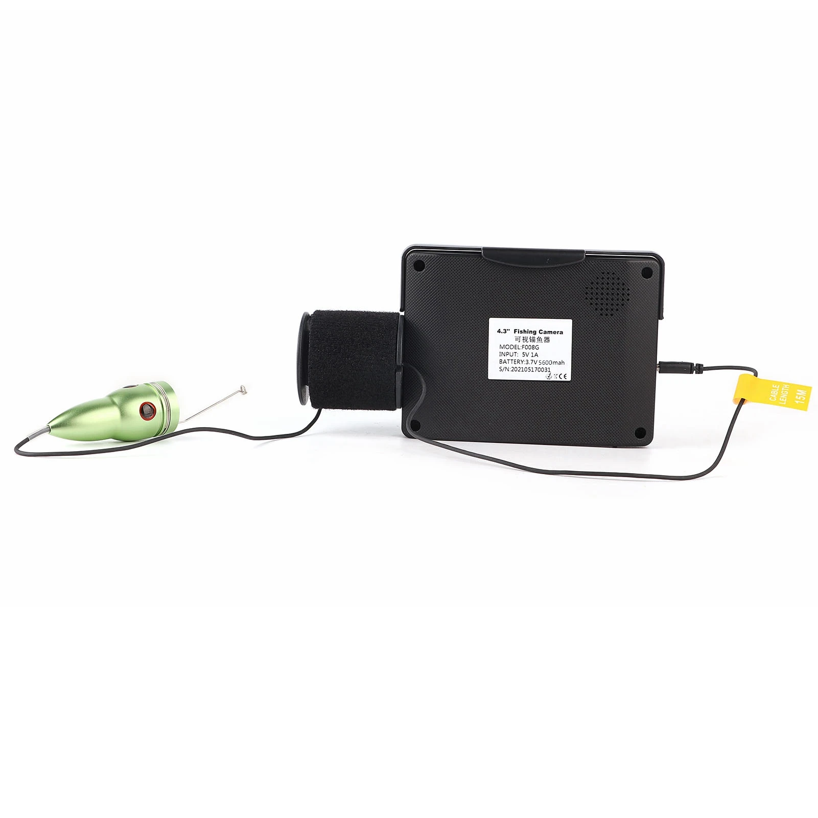 4.3" HD Colorful Underwater Visual Fish Finder Video Camera Fishing Kit CMOS Sensor (F008G‑15M‑IR) fish finder tool