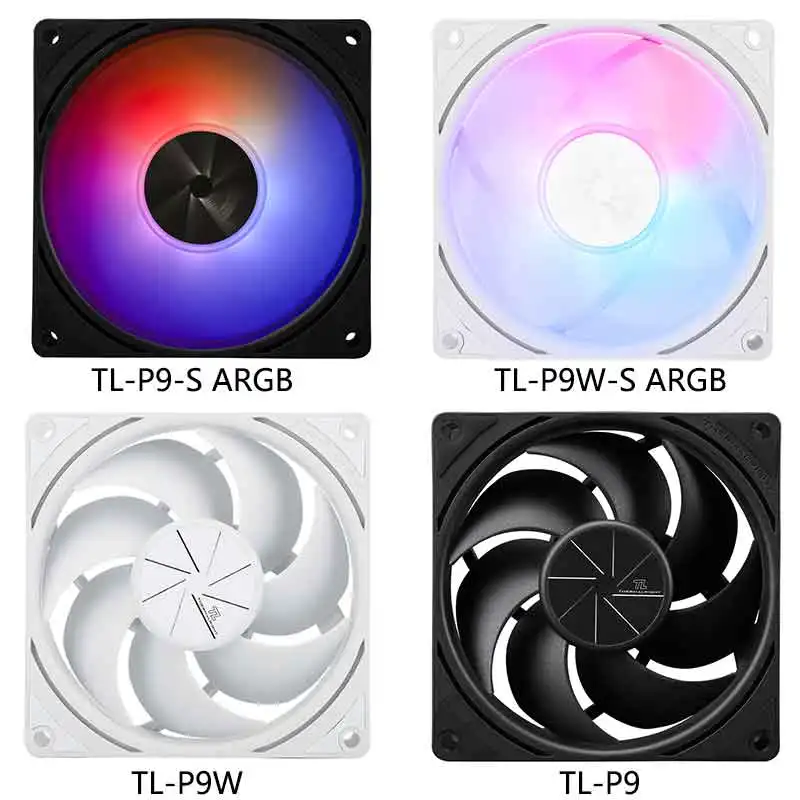 THERMALRIGHT TL-P9-S ARGB Case Fan, 90mm 2200RPM Low Noise PWM ARGB Synchronous Control - Image 2
