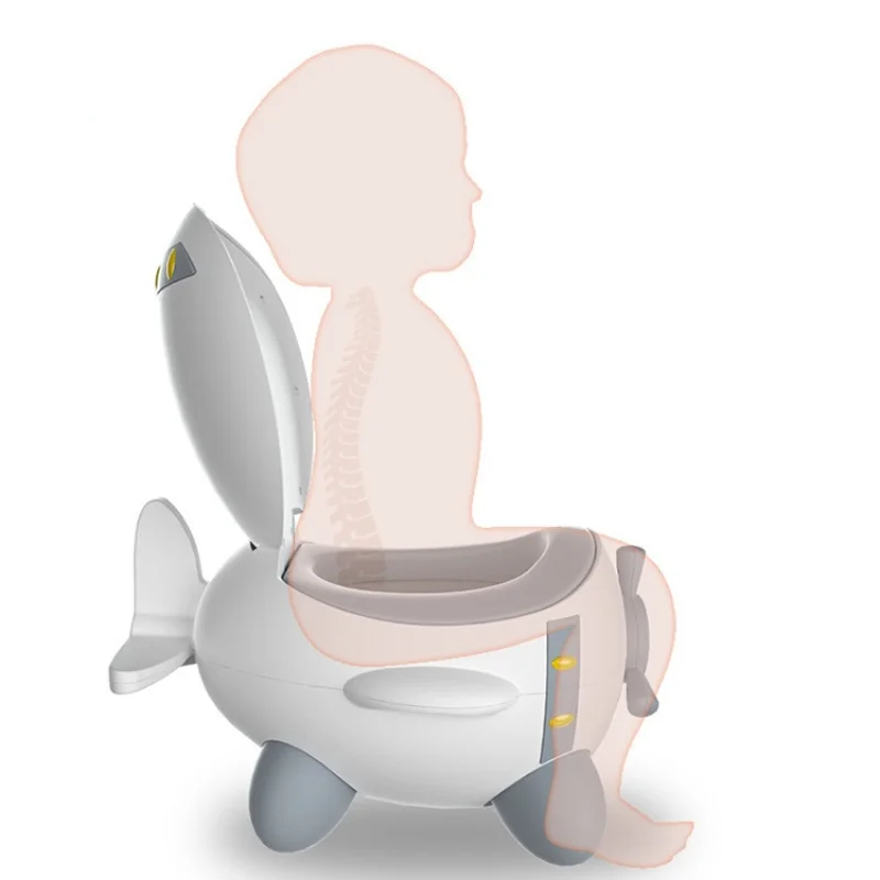 

Baby Toilet Trainer Soft Cushion Potty Chair Boys and Girls Toddler Plane Potty Training Toilet travel pottyCD