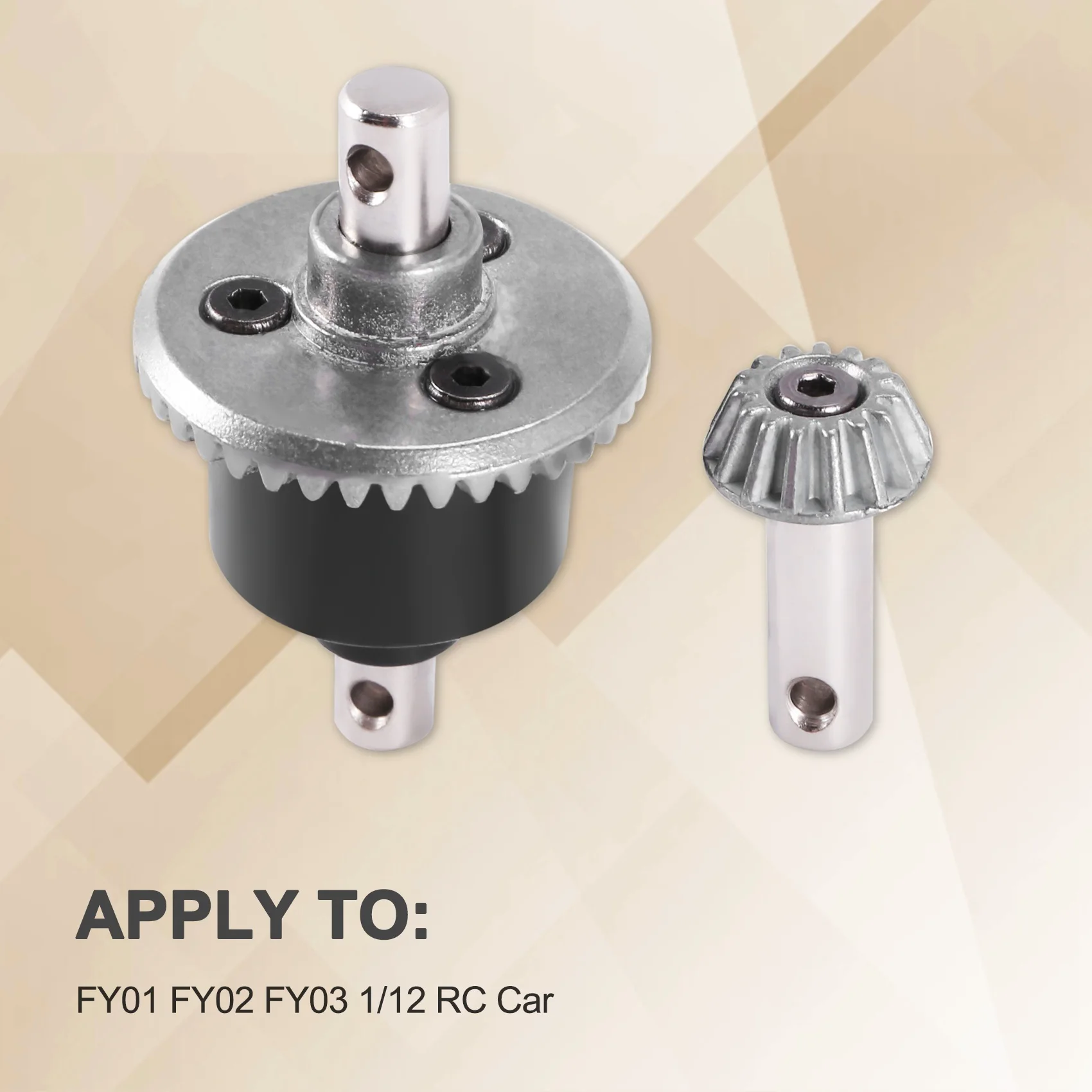 Pièce de rechange différentiel Feiyue FY01 FY02 FY03 1/12 RC, monté sur buggy