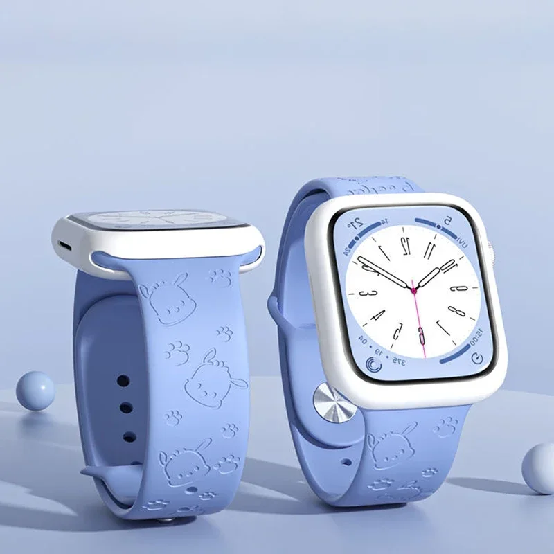 Iwatch Band Pela Apple Watch Band Cute Sanrio Pochacco Strap For