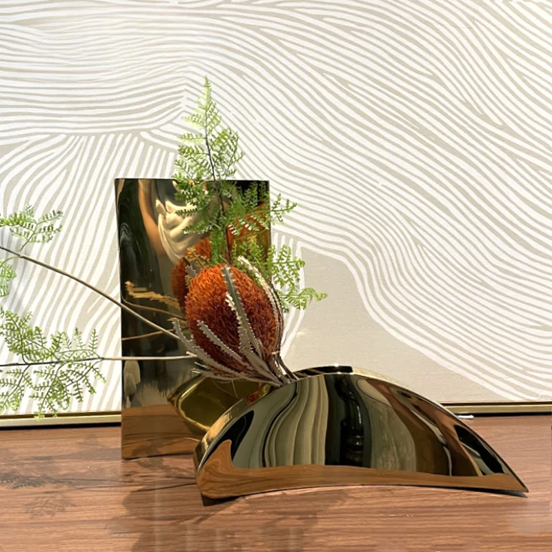 

Modern Simple Creative Metal Flower Home Decoration Hotel Sales Office Model Room Desk Soft-mounted