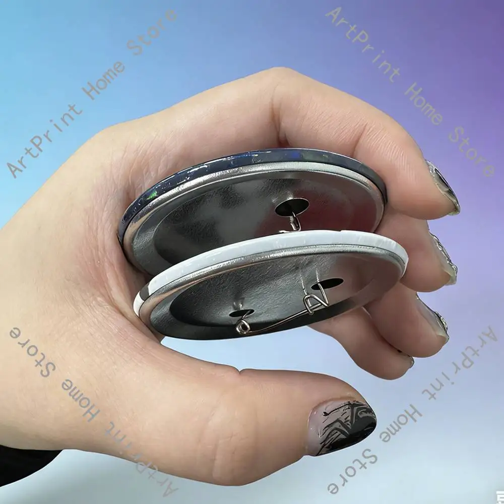 Q-Quackity Fanart 32mm 58mm 75mm 44mm 25mm 애니메이션 배지 브로치 DIY 핀 장식 생일 선물