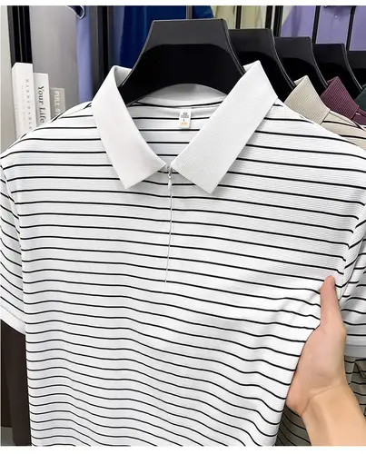 Trendy T Shirts For Men Classic Polo Shirt Summer Short Sleeve Comfort  Fashion Casual Top New Design - Image 7