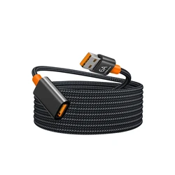 High - Speed USB 3.0 Male to Female Extension Cable - 1m (Black)