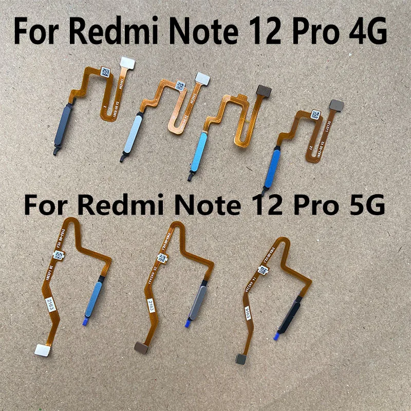 Enhanced Fingerprint Sensor Touch ID Ribbon Connector Flex Cable for Xiaomi Redmi Note 12 Pro