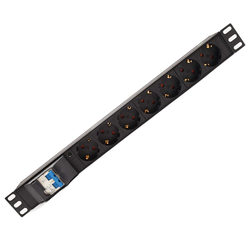 

PDU Power Strip Cabinet Rack Power Distribution Unit 7 Way AC German Socket 16/32A Air Circuit Breaker Without Wire Wiring Board