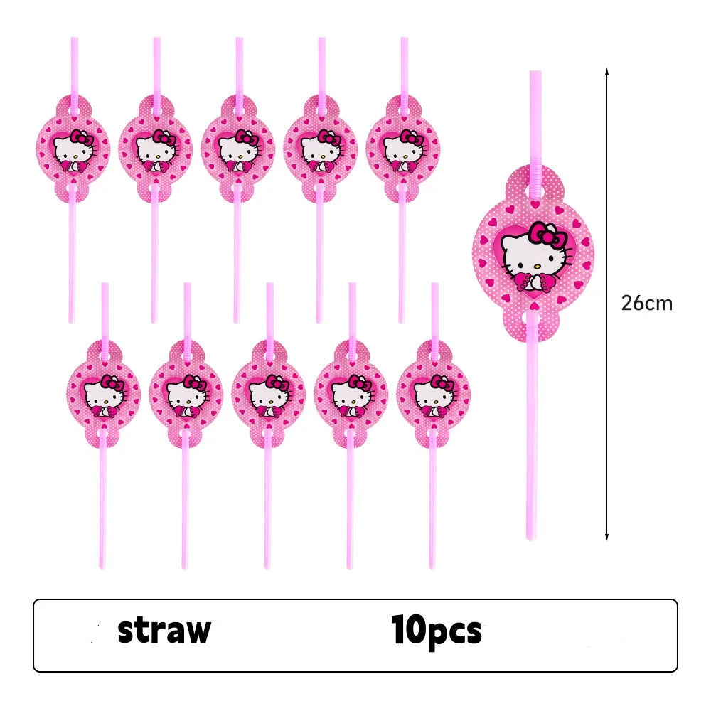 קישוטי יומולדת של הלו קיטי, כלי שולחן חד פעמיים, בד שולחן למסיבת קיטי, כוס, צלחת, מפיות, שקיות, מתנות למסיבת ילדות