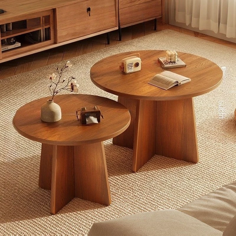 Coffee Table Living Room Home Tea Table High End Small Sofa Side  Round Balcony Tea Desk Small Table Modern Design Style