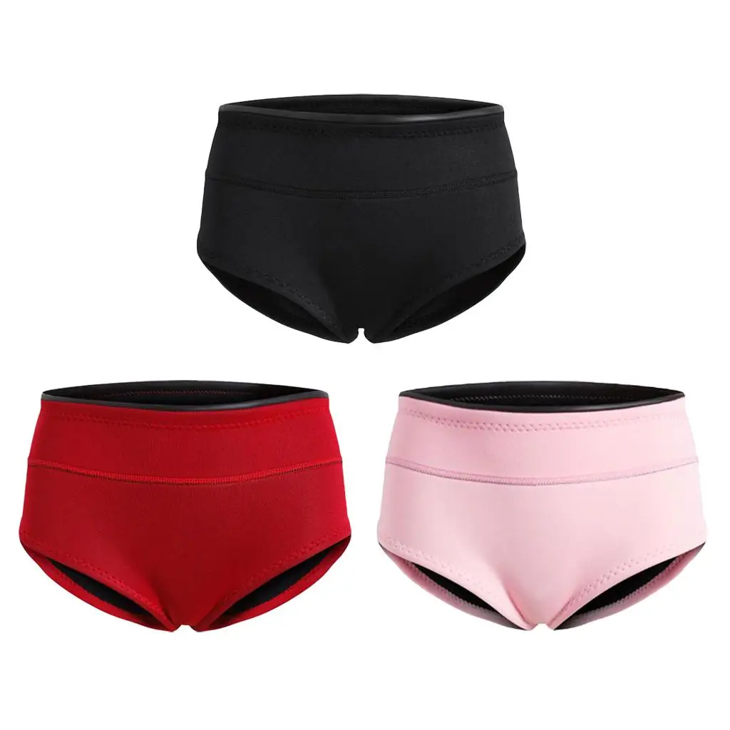 1.5mm Neoprene Super Stretch Diving Snorkel Brief Underwear Shorts Women Wetsuit Boyshort for Diving Swimming Snorkeling