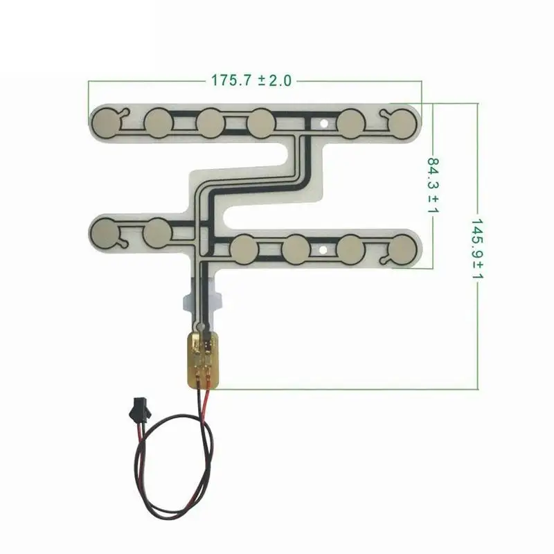 Car Seat Pressure Sensor Human Safety Belt Warning Reminder Pad Universal Car Chair Character Switch Detection