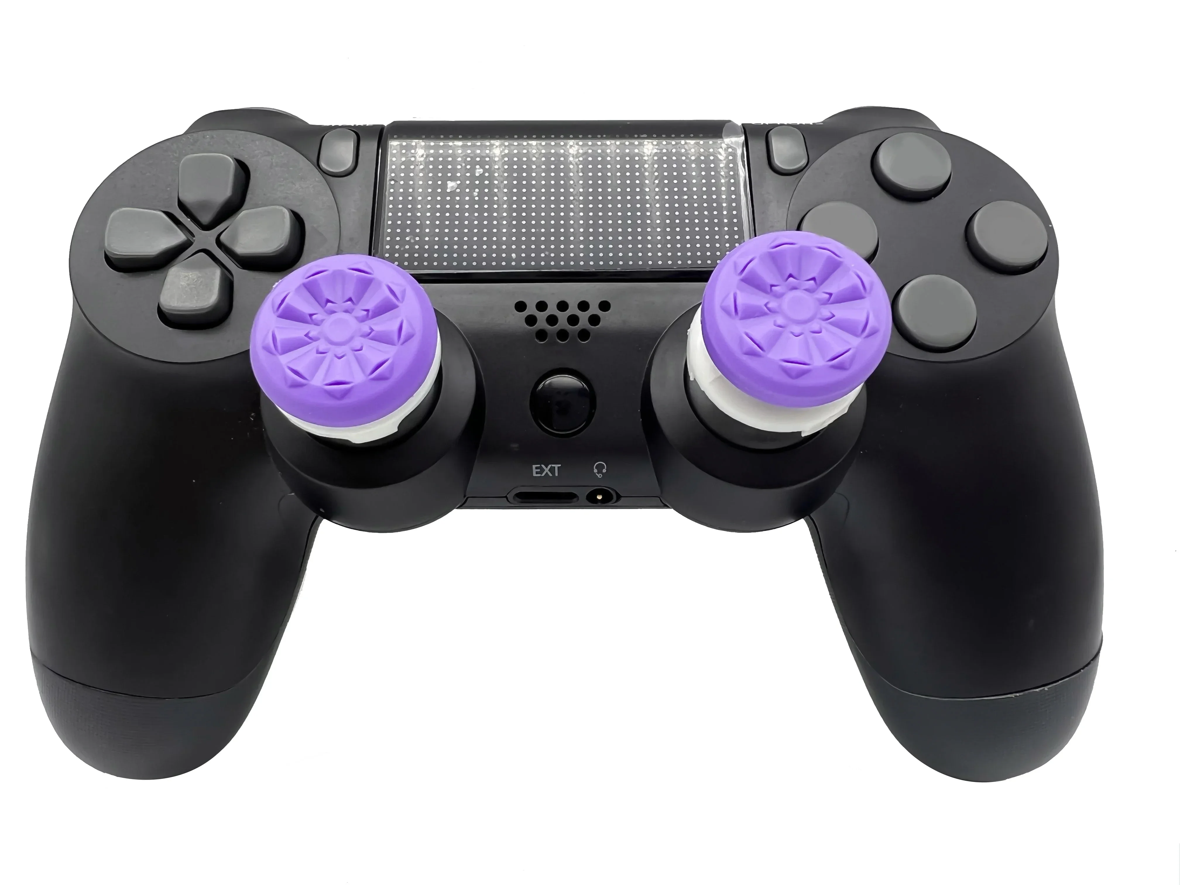 ZOMTOP for Playstation 4 (PS4) and Playstation 5 (PS5) gamepad thumbsticks 1 high-rise 1 mid-rise joystick replacement silicone analog stick caps analog joystick caps