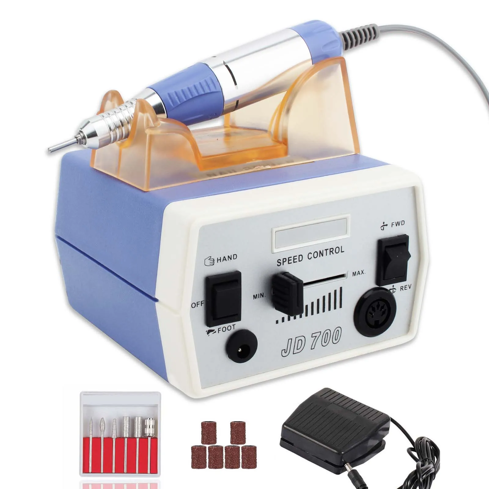 

Nail Drill Electric Nail File, Jewelry Grinder, JD700 Nail Drills for Acrylic Nails Professional 30000RPM Manicure Tools Acrylic