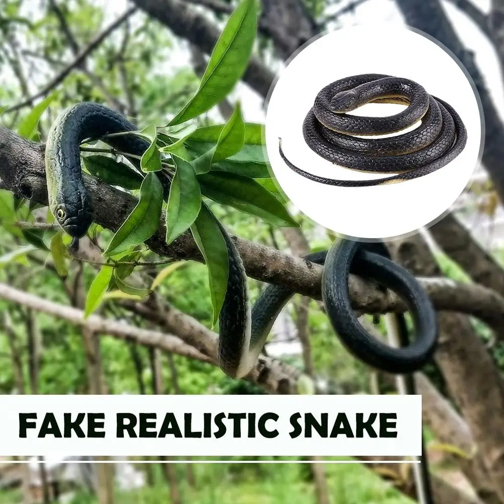 

Funny Fake Snake Realistic Rubber Snakes 120cm Halloween Gag Halloween Garden Snake Fake Gifts Prank Safari Prop Party O2I6