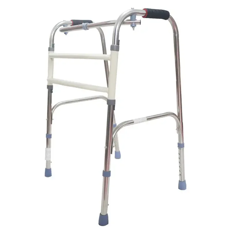 High Quality Folding Portable medical mobility frame walker walking aids the elderly crutch buoyancy aids walking 3