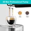 Espresso Machine 20 Bar, Professional Espresso Maker Cappuccino Machine with Steam Milk Frother, Stainless Steel Espresso 3