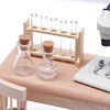 1:6/1:12 Dollhouse School Scene Miniature Laboratory Tool Measuring Cup Test Tube Rack Set Chemistry Toy Doll House Accessories 5