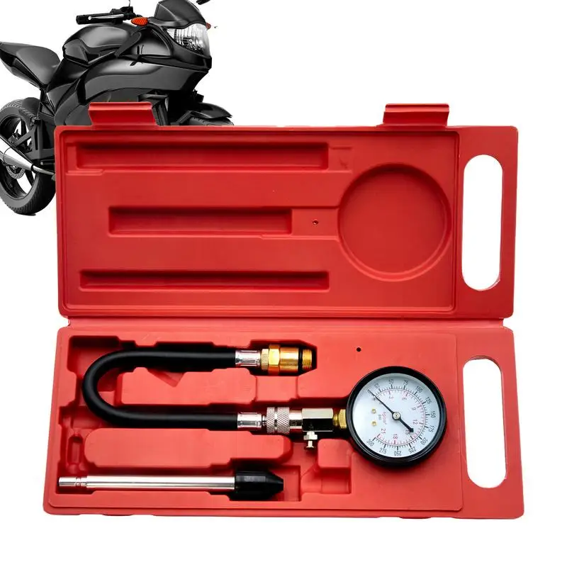 

Cylinder Leak Down Tester Engine Compression Gauge Leakage Test Set Dual Pressure Gauges Car Tools Compression Test Kit