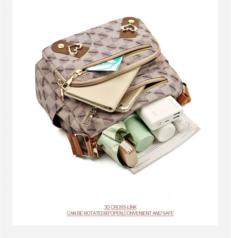 Borsa a tracolla da viaggio per madre anziana di mezza età, multi-tasca, da donna, 2023_voghion.com