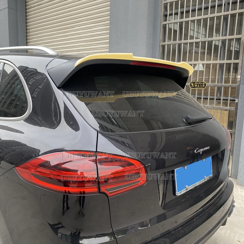 Carbon Surface Spoiler abs Material Auto Kofferraum Dachs poiler für  Porsche Cayenne Universal