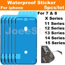 Waterproof Sticker Set with Pre-Cut LCD Screen Frame Seal Adhesive (5x For 6SPlus)