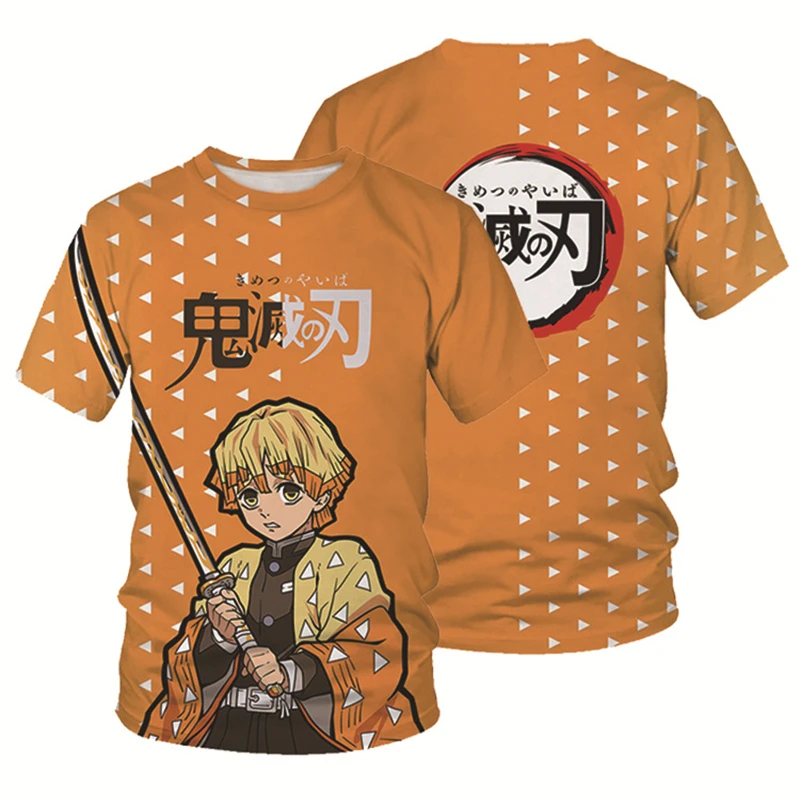 Camisetas de anime grandes dimensões masculina e feminina Kamado Nezuko,  gráfico de manga curta, camiseta de algodão, roupas para casal, verão -  AliExpress