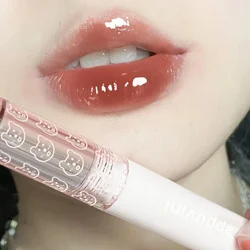 Cherry Pink Glossy Lip Glaze - Waterproof Liquid Lip Tint (06)