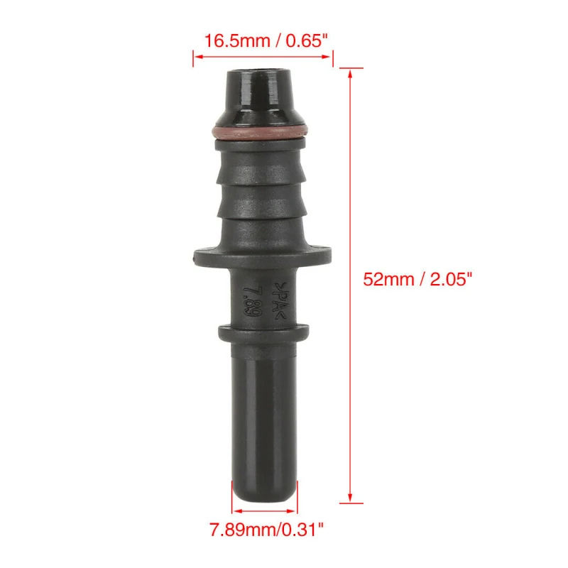 Rubber Nylon Oil Line Pipe Adapter Quick Release Hose Connect Id8 7.89 9.89 11.8 Car Accessories Car Fuel Line Coupler Universal