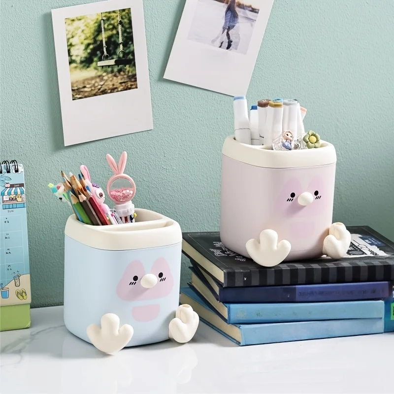 Charming Multi-Functional Desktop Organizer with Generous Storage Capacity