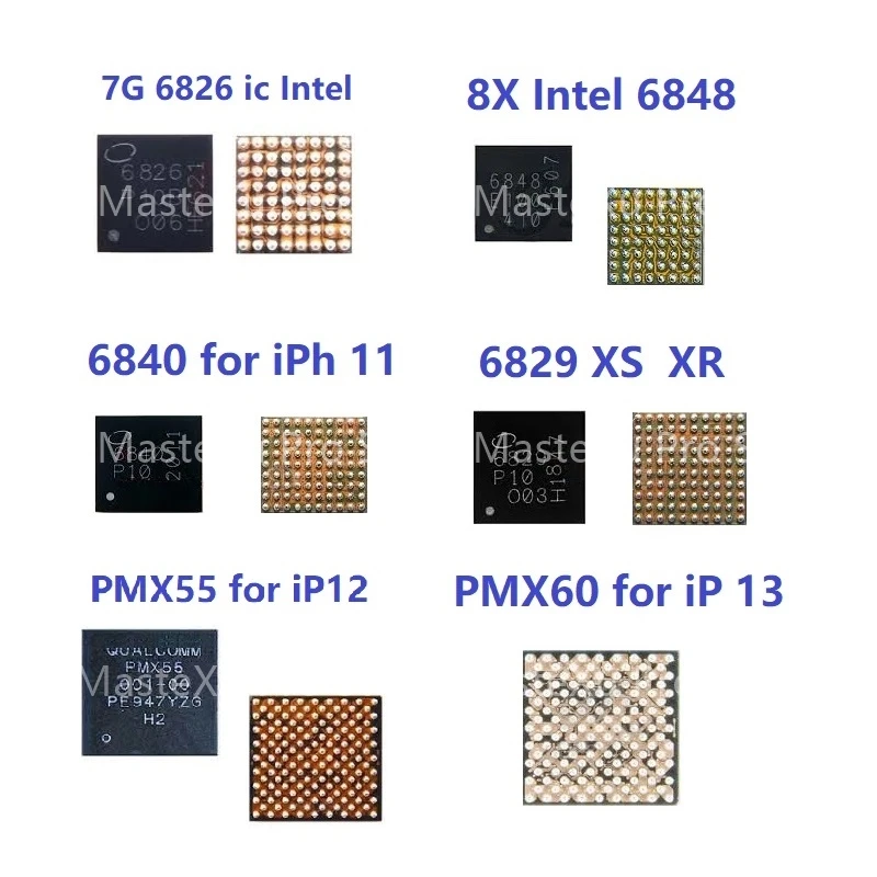 Оригинальный базовый блок питания MasterXu для iPhone 7 8 X XR XS 11 12 13 Pro Max Qualcomm Intel 6826 6829 PMX55