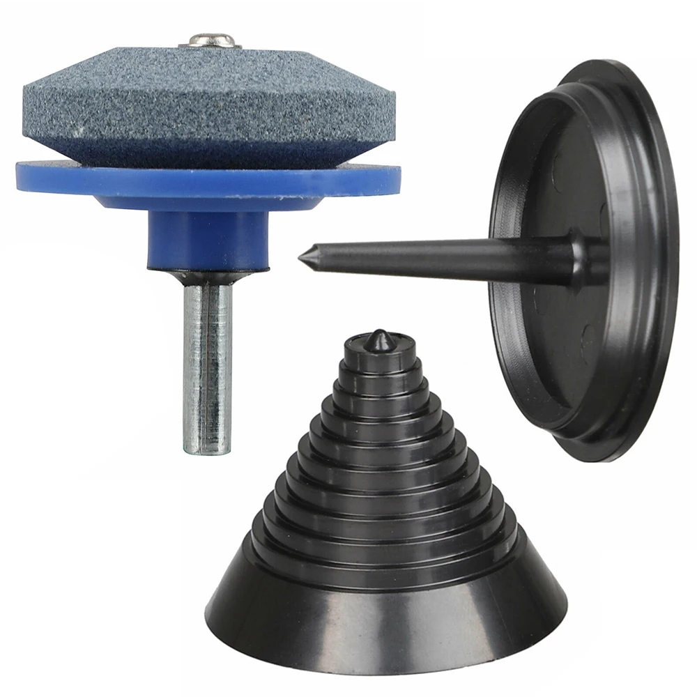 

1SET Garden Blade Balancer Tools Tractor Balancer and Sharpener For Lawn Mower Mower Blade Garden Tools Accessories