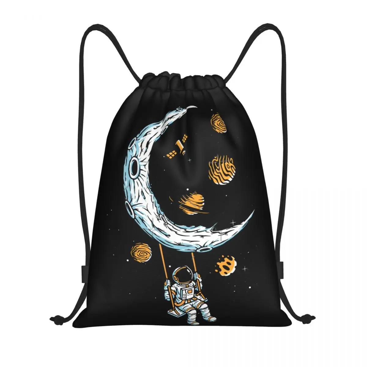 

Moon Travel The Clockwork Menagerie (Teal) 3 Drawstring Bags Gym Bag Graphic Backpack Funny Sarcastic Drawstring Backpack Secure