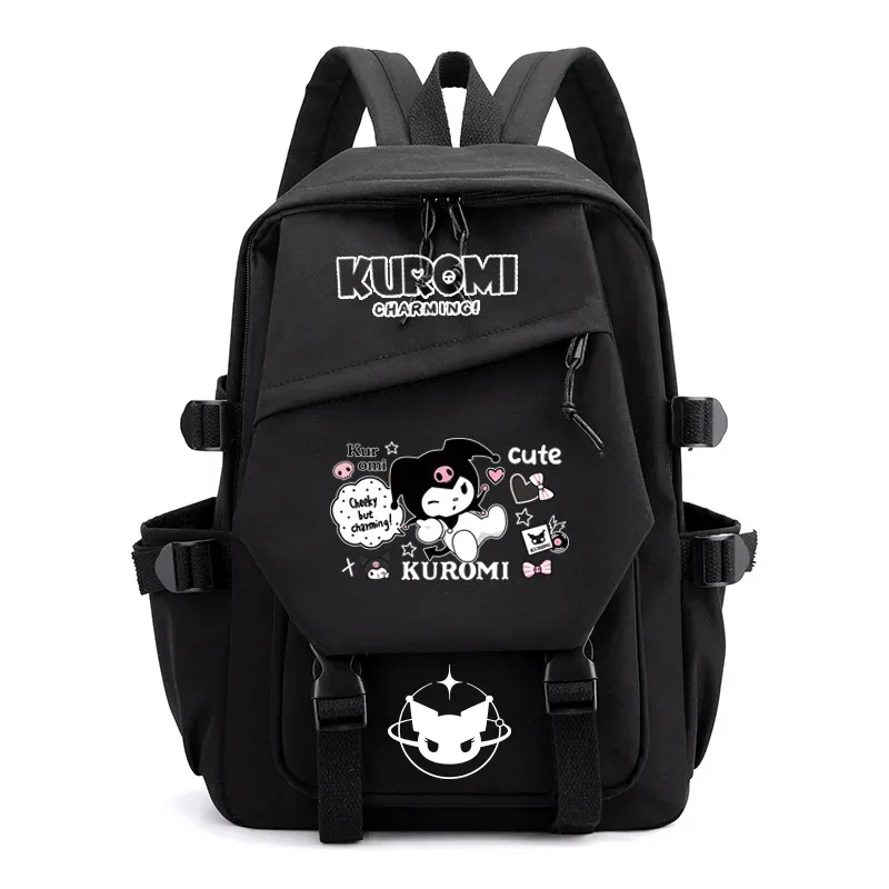 Sanrio Kuromi Backpack High Capacity Cartoon Waterproof Women's Laptop Bag Hello  Kitty Melody Anime Peripherals Girls School Bag - AliExpress