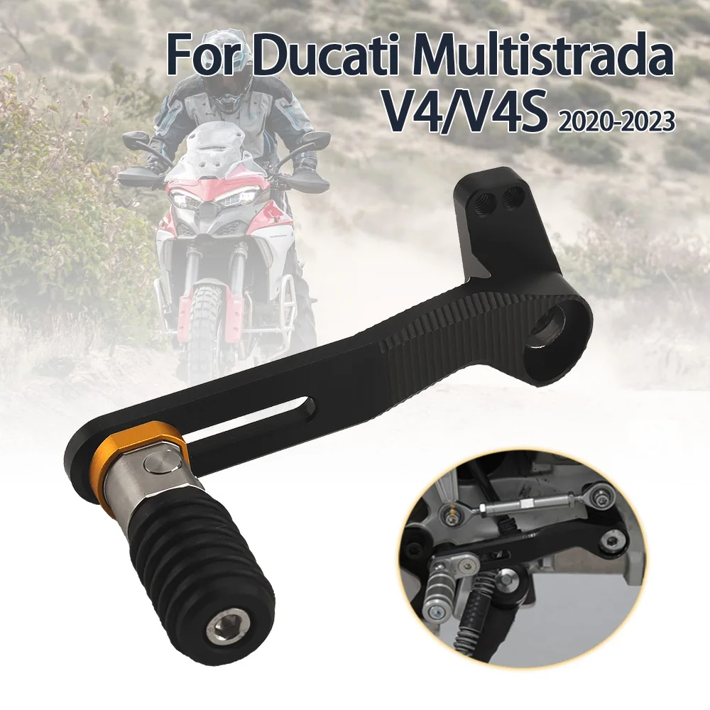 

Fit For Multistrada V4 S V4S V4 Sport 2020-2023 Motorcycle CNC Aluminum Adjustable Folding Gear Shifter Shift Pedal Lever