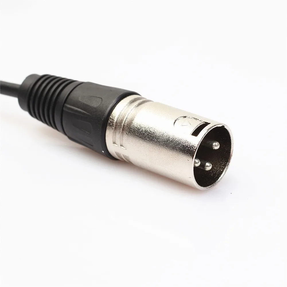 

Jack To Microphone Plug Wire Mic 2 MALE 30CM/1FT Adaptor Cable FEMALE Plug Y XLR (3-Pin) Female XLR (3-Pin) Male