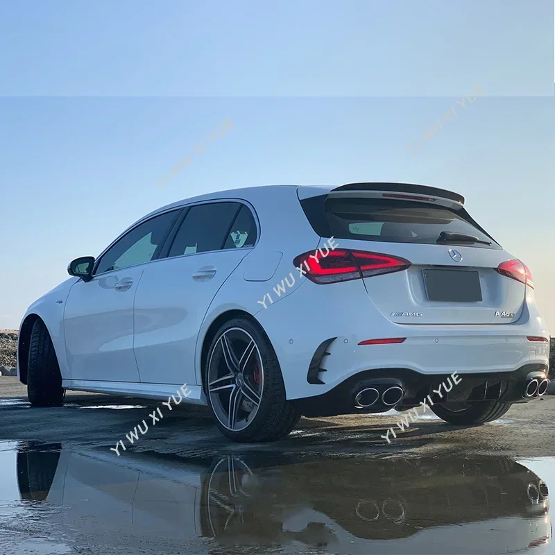 Aileron Coffre Arrière Noir Pour Mercedes Classe A W177 (2018-2024) - A220 A250 A35 AMG - ABS