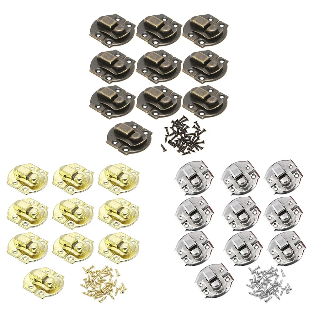 10PcsTreasureBoxBuckleIronWoodenBoxBuckleLockBuckleRetro