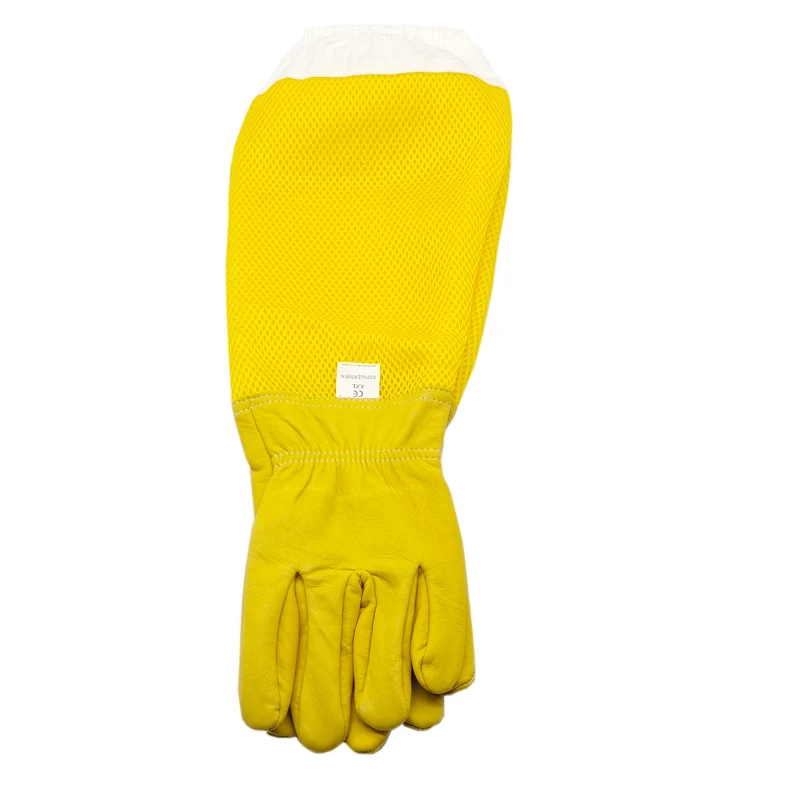 Beekeeper Gloves Protective Sleeves Ventilated Professional Anti Bee for Apiculture Beekeeper Prevent Beehive tools arm sleeves beekeeping gloves
