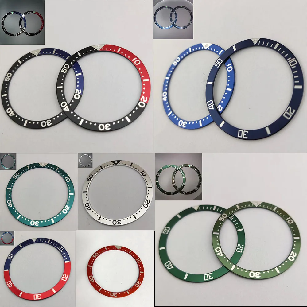 

39mm substitute bezel flat aluminium Watch Insert Ring celebrities Watch Accessories Inner diameter 32.5mm