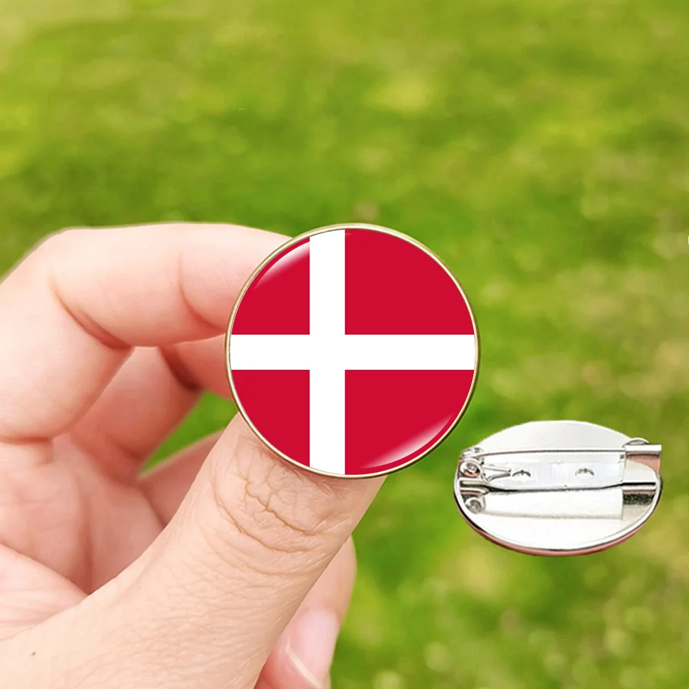24 Football Flag Badge Pins Scotland Hungary Italy Croatia Spain Denmark England Serbia Romania Belgium Portugal Georgia Brooch - Image 3