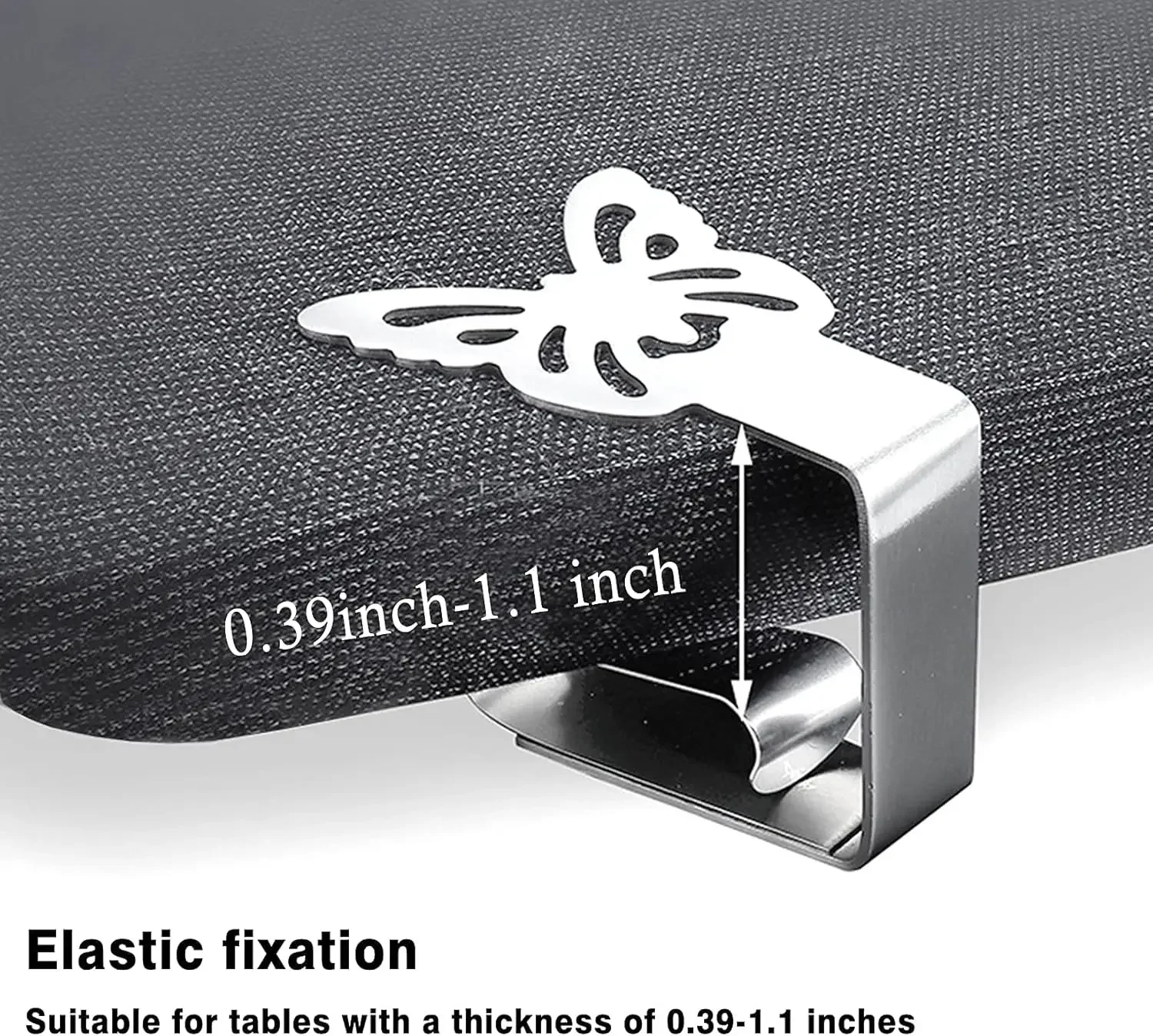 Premium Stainless Steel Tablecloth Clips Heavy Duty Rust-Proof for Weddings Parties Picnic Table Cover Clamps Decor 4