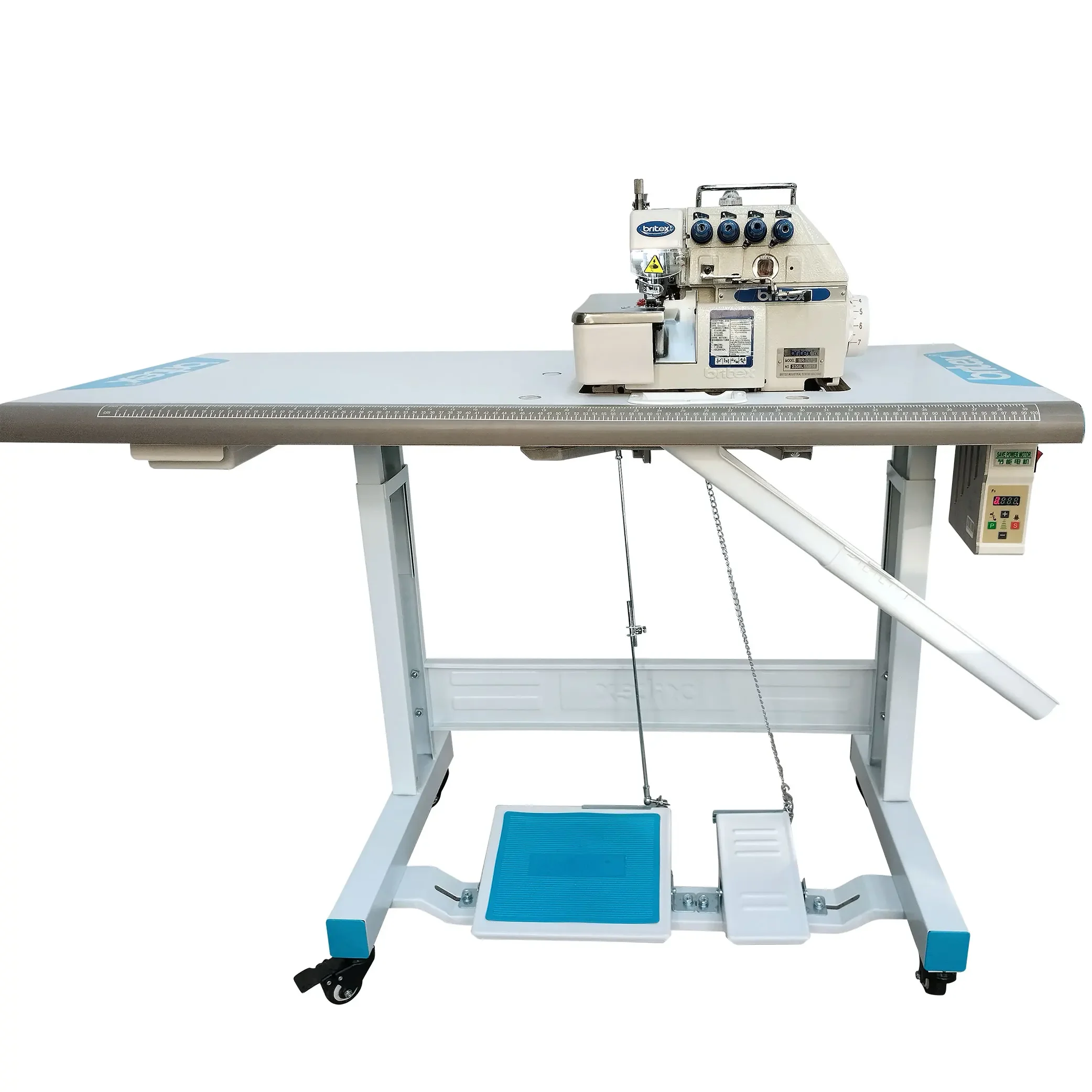 H747 high Speed Four 4 Thread overlocker Industrial Overlock Sewing Machine