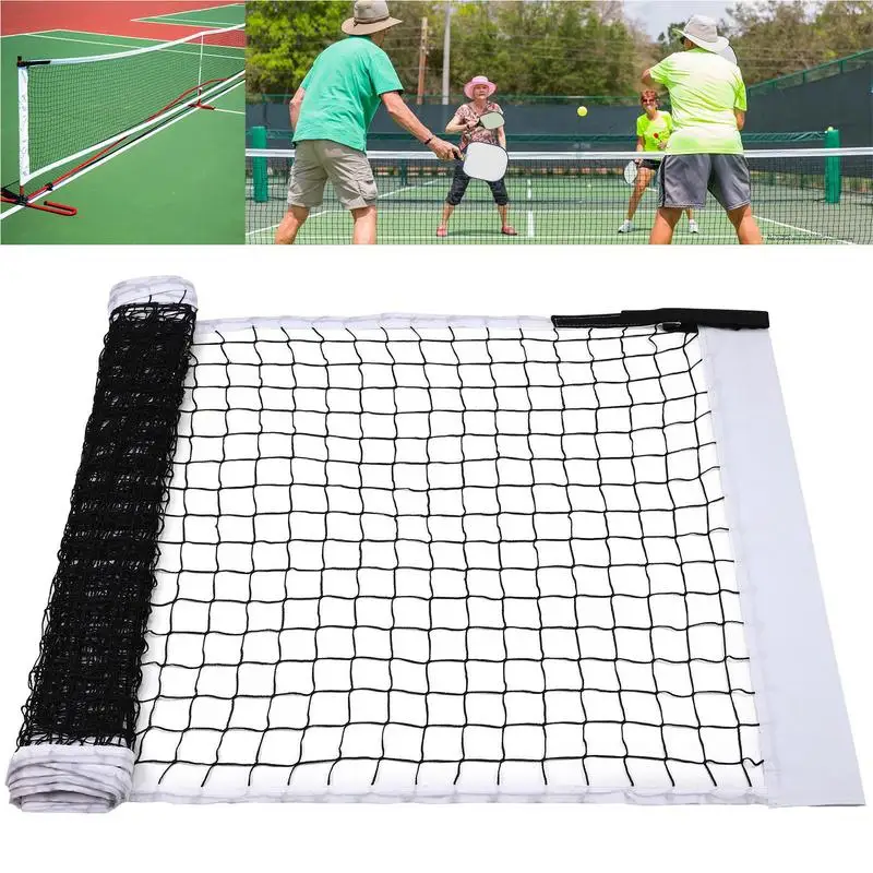 Pickle Ball Replacement Net Outdoor Replacement Pickle Ball Net Portable Sports Practice Accessories For Fitness Volleyball